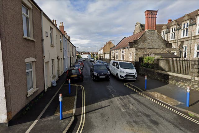 <p>Cars parked up on British Road in Bedminster, Bristol</p>