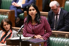 Suella Braverman condemned for suggesting 100 million migrants could come to UK