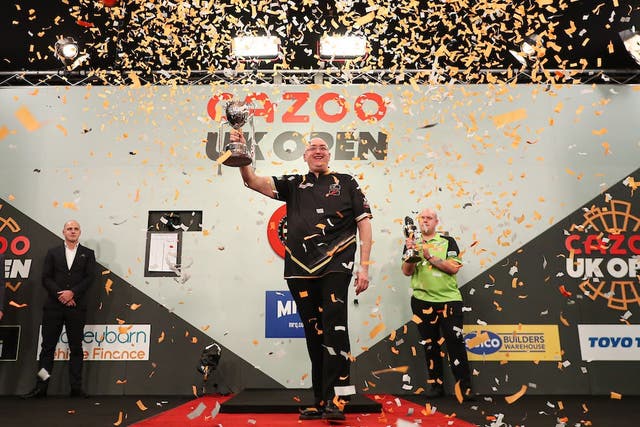 Andrew Gilding won ?110,000 in prize money (Kieran Cleeves/PDC/PA)