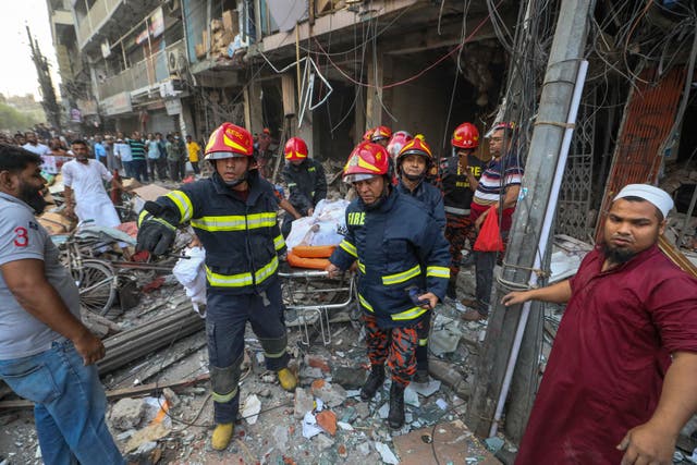 Bangladesh Building Explosion