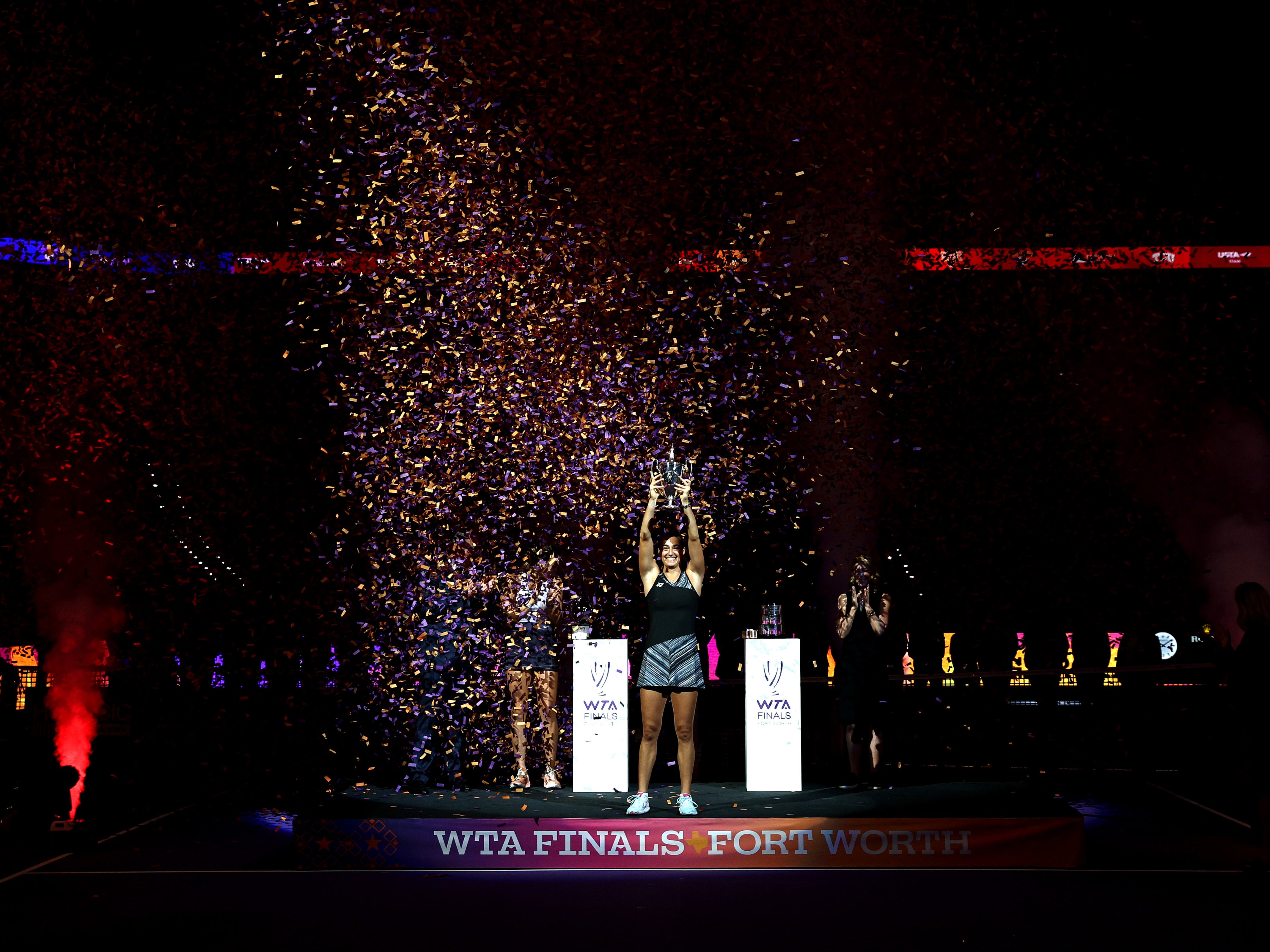 Caroline Garcia took victory at the season-ending WTA Tour Finals in 2022