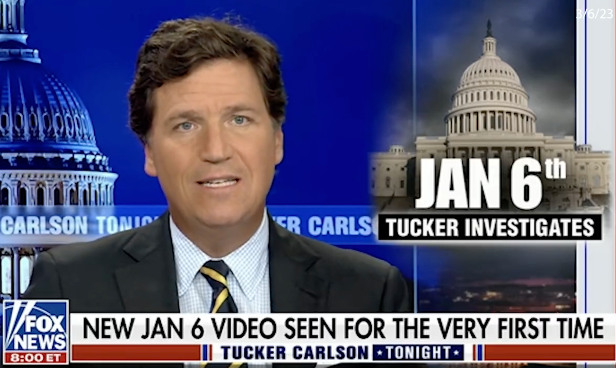 ‘Tucker Carlson is not credible’: White House condemns ‘false’ Fox News coverage of ‘violent’ Jan 6 attack