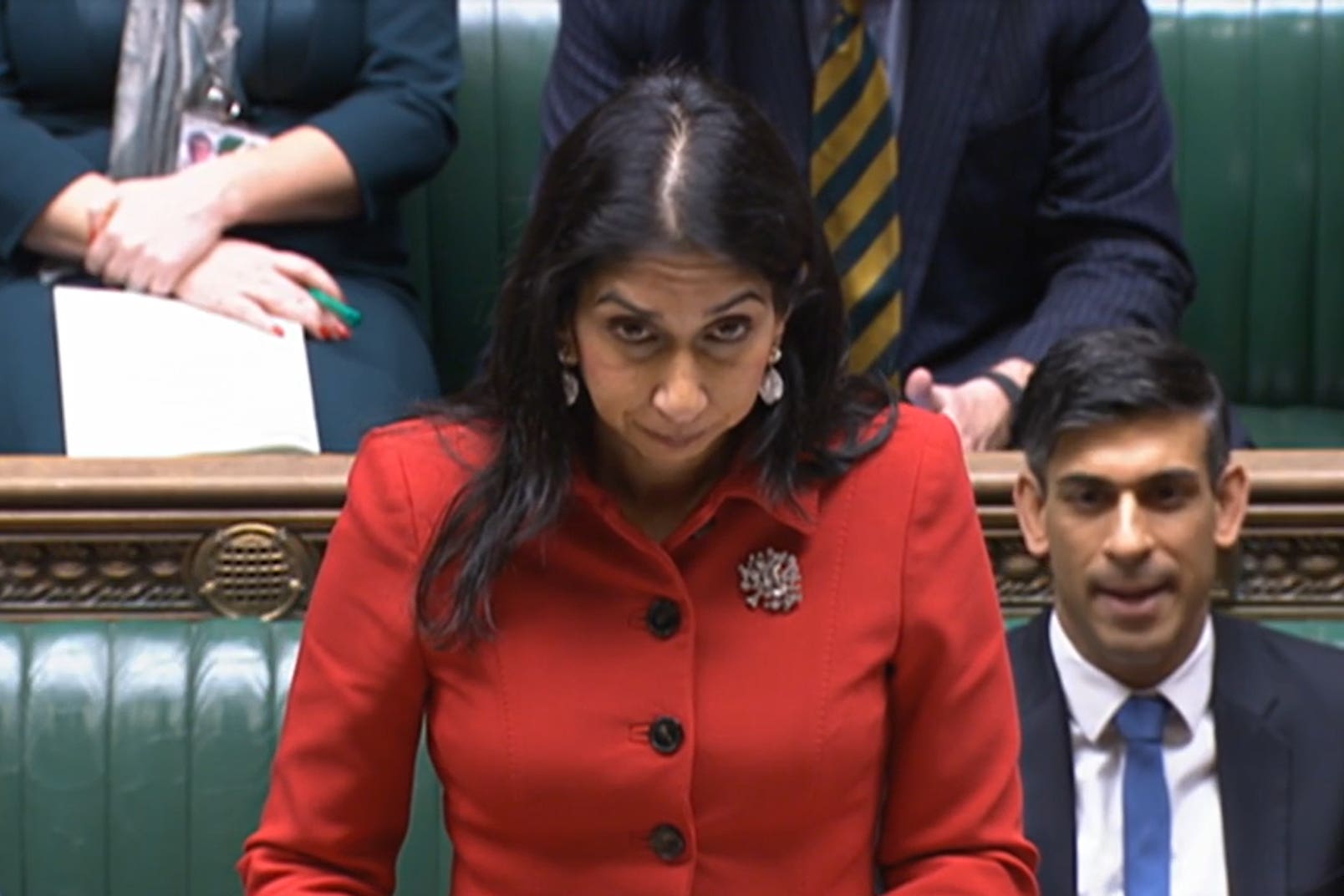 Home Secretary Suella Braverman said she was ‘confident’ the Bill did not breach international law (House of Commons/PA)