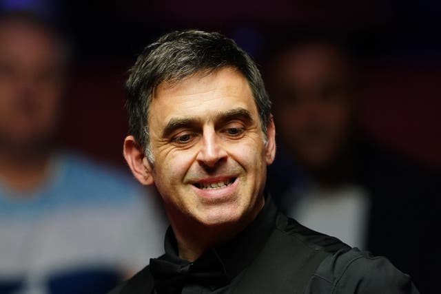 Ronnie O’Sullivan won his opening match in the Six Red World Championship (Zac Goodwin/PA)