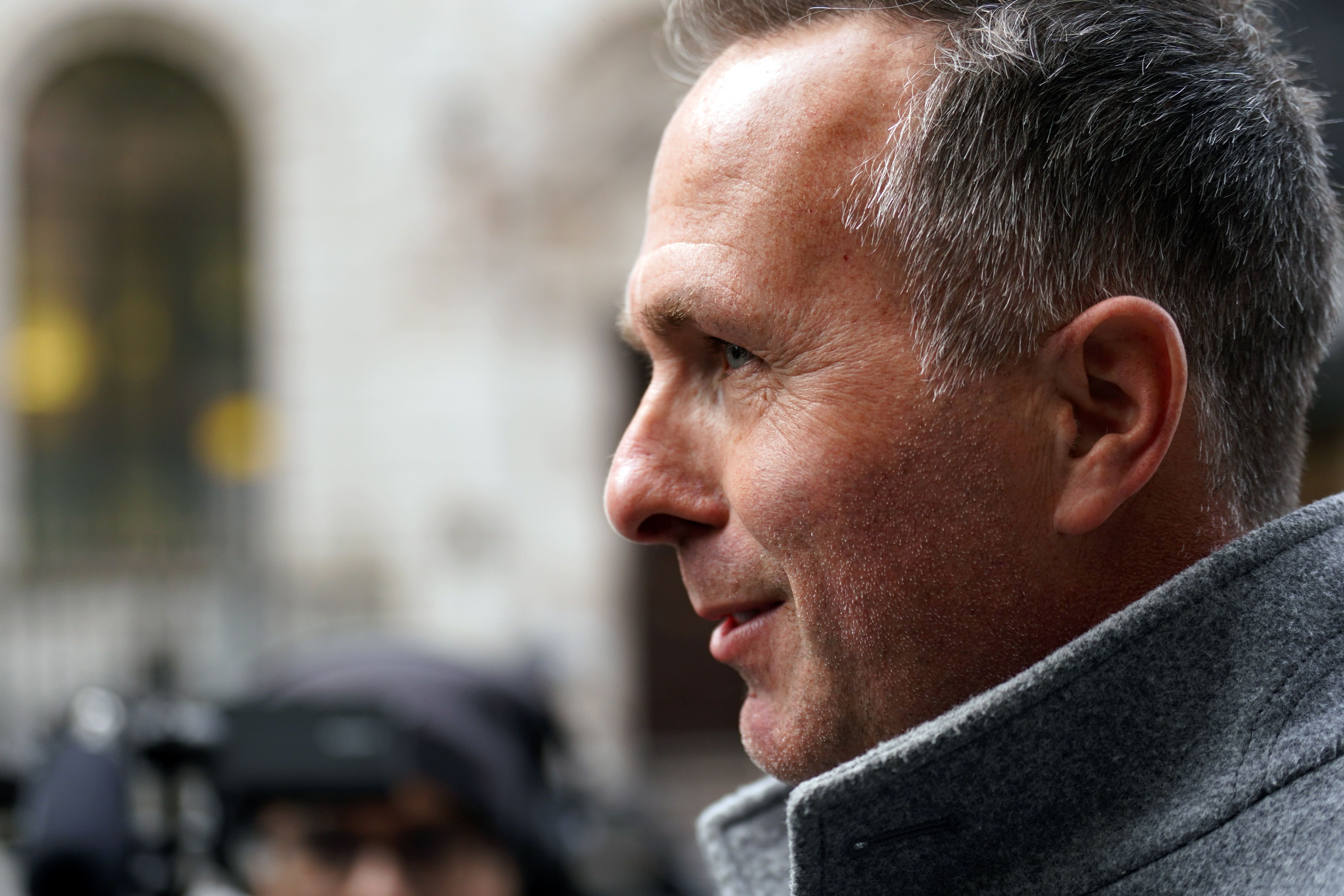 Michael Vaughan’s ‘life and livelihood’ are at stake at the hearing (James Manning/PA)