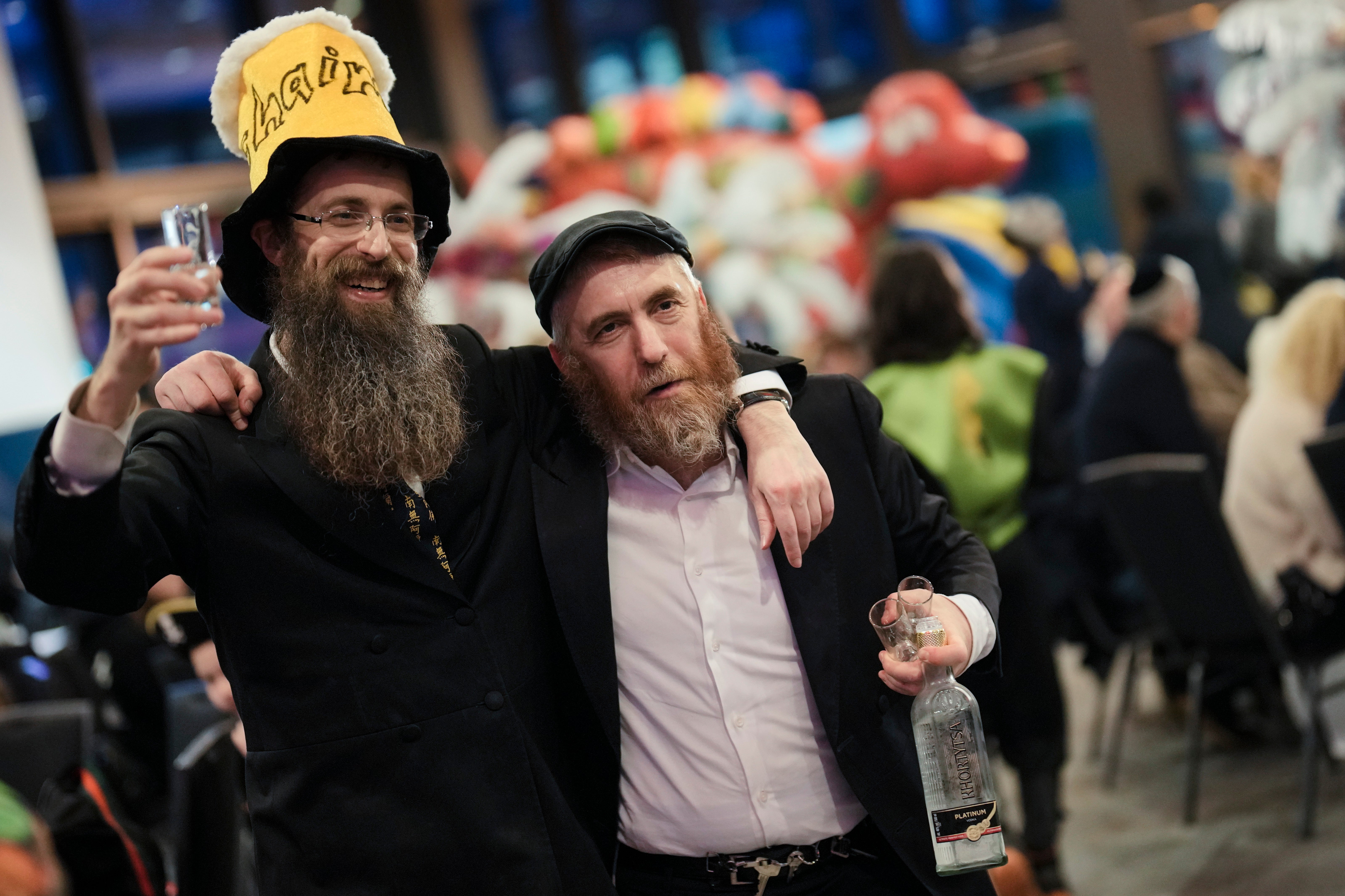 Germany Ukraine Refugees Purim