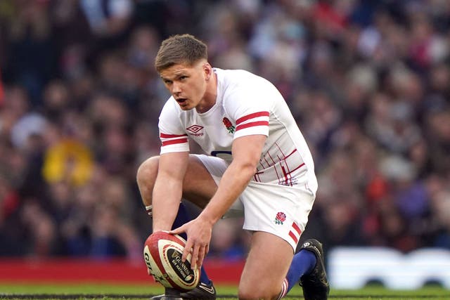 <p>Owen Farrell has struggled from the tee so far this Six Nations </p>