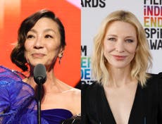 Michelle Yeoh divides fans after sharing article saying that Cate Blanchett ‘already has two Oscars’