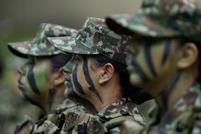 Colombia Military Women