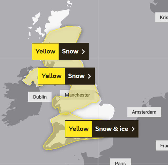 Mapped: Where will snow fall in the UK today | The Independent