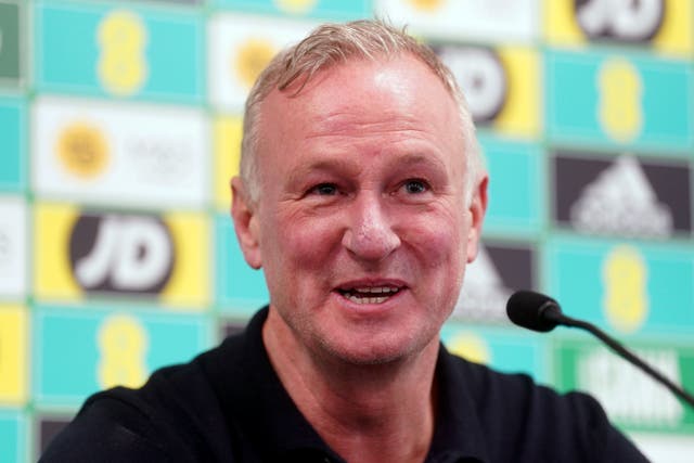 Michael O’Neill is excited by the next generation of Northern Ireland players (Brian Lawless/PA)