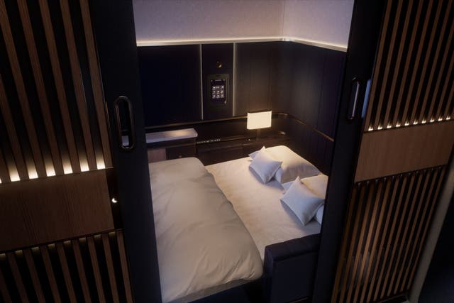 <p>The new Lufthansa First Class Suite Plus</p>