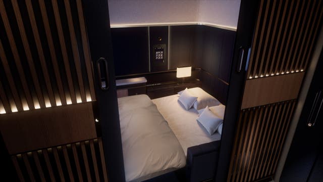 <p>The new Lufthansa First Class Suite Plus</p>