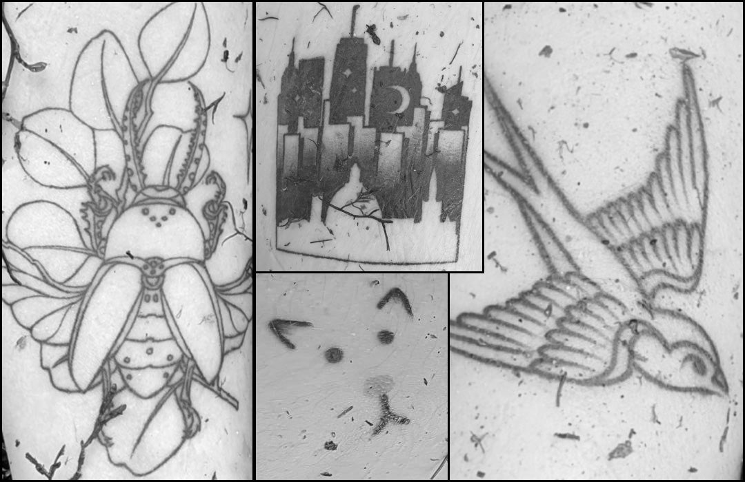 Police are appealing to anyone who recognises these tattoos to come forward
