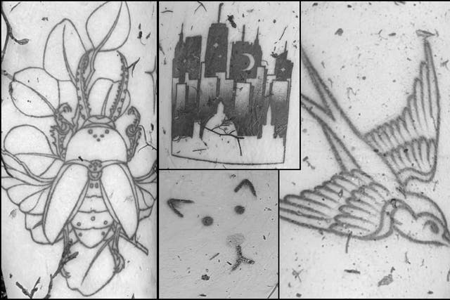 <p>Police are appealing to anyone who recognises these tattoos to come forward</p>