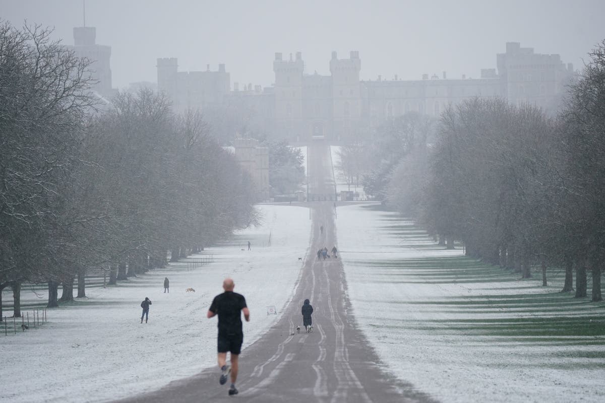 Arctic freeze to send temperatures plunging to -4C after heavy rain hits parts of UK