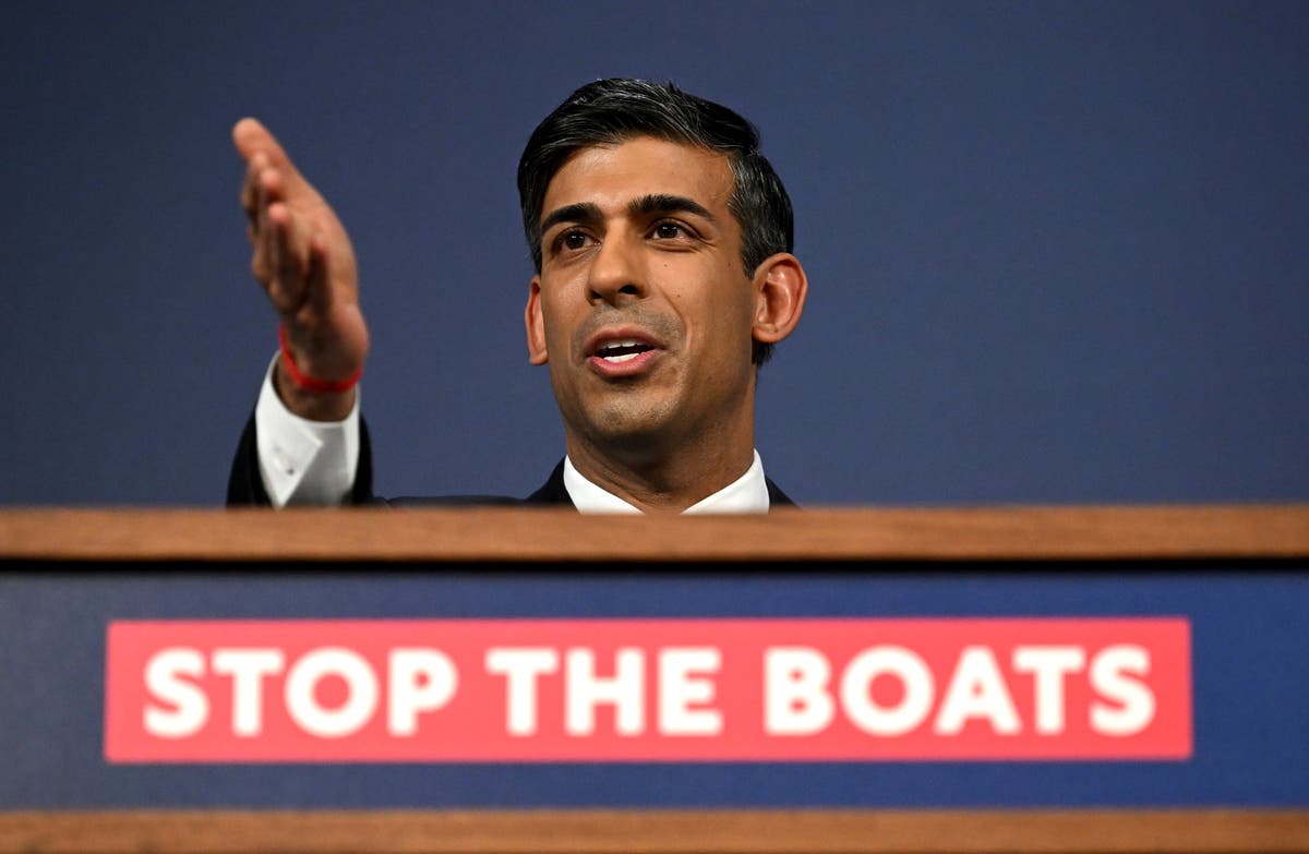 Rishi Sunak warned of Tory small boats revolt over ‘caging of children’
