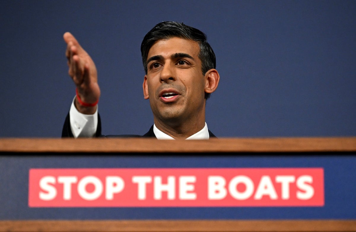 Sunak warned of Tory small boats revolt as plan likened to Trump’s ‘caging of children’
