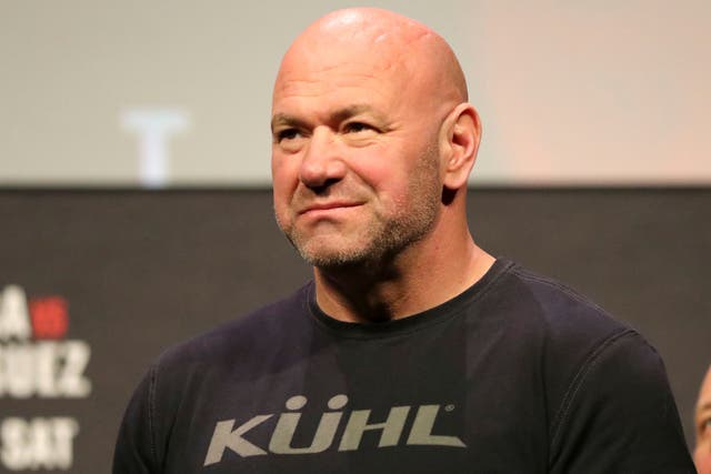 <p>UFC president Dana White </p>