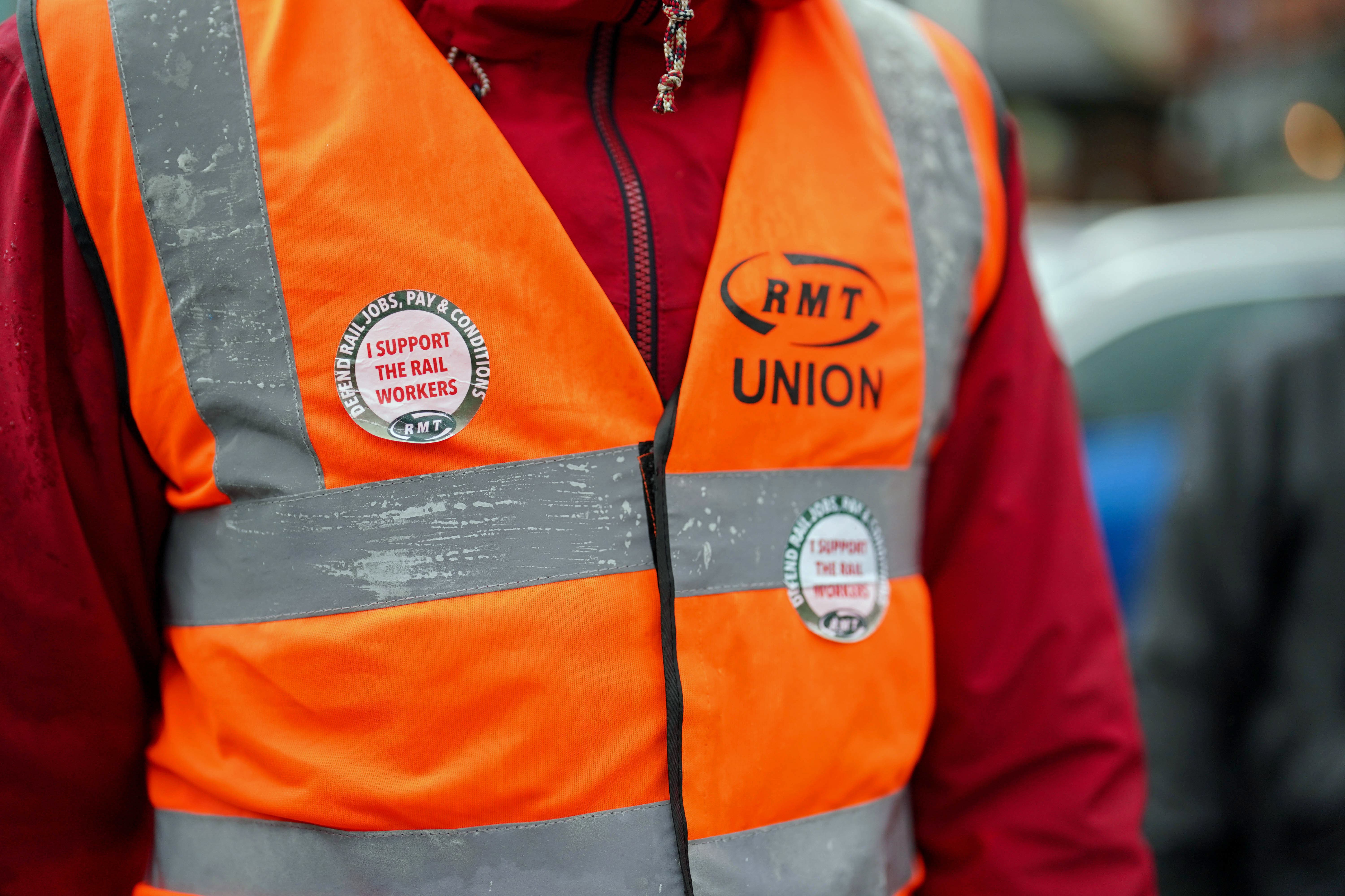 Rail, Maritime and Transport union members at Network Rail will begin voting on Thursday (Jacob King/PA)