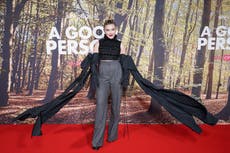 Florence Pugh’s boldest red carpet moments as she attends A Good Person premiere