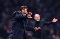 ‘A step forward’: Antonio Conte gives baffling verdict on dismal Tottenham display