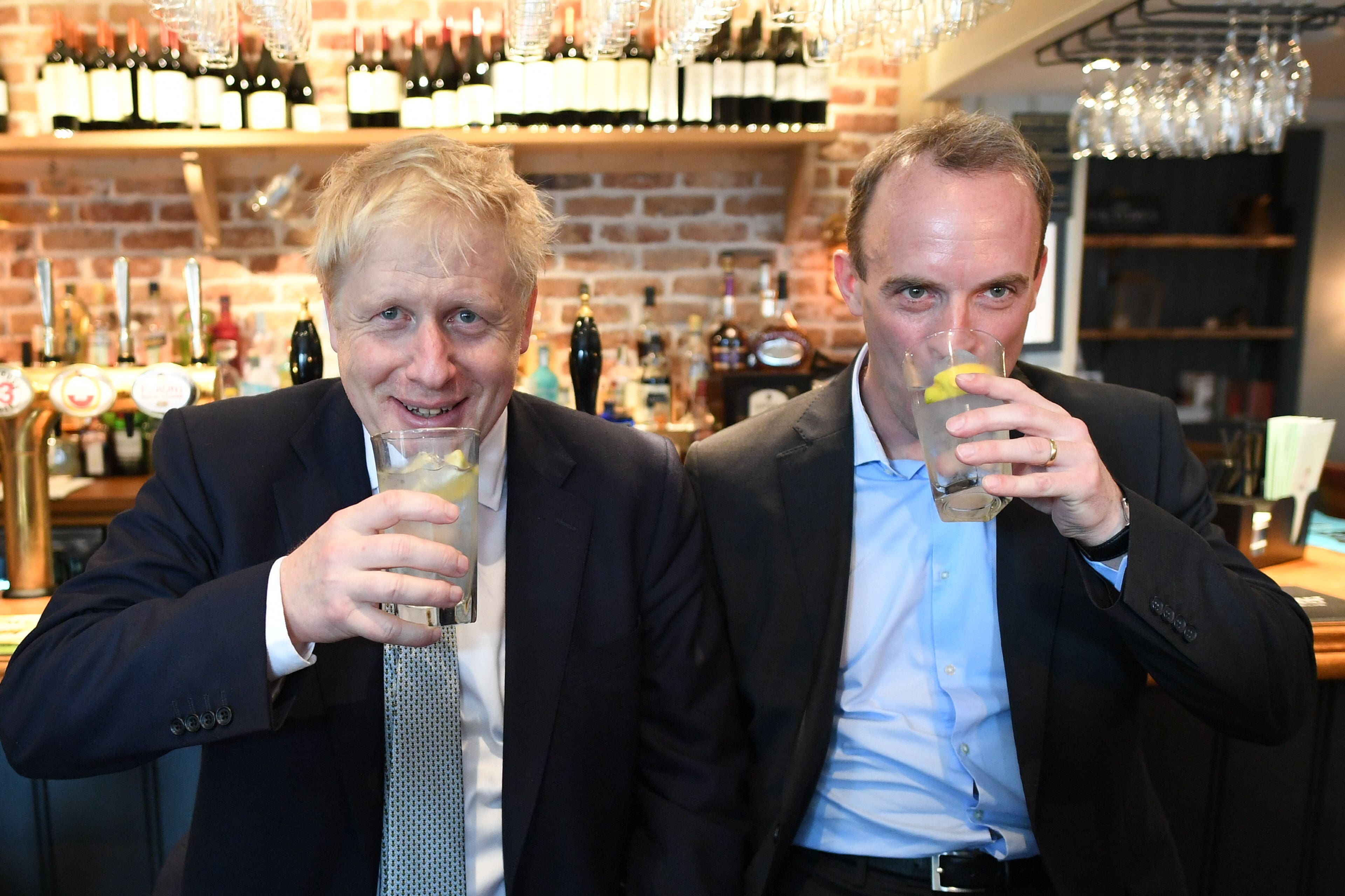 Former prime minister Boris Johnson reportedly privately warned Dominic Raab about his conduct when the latter held several cabinet positions under Mr Johnson’s leadership (Stefan Rousseau/PA)