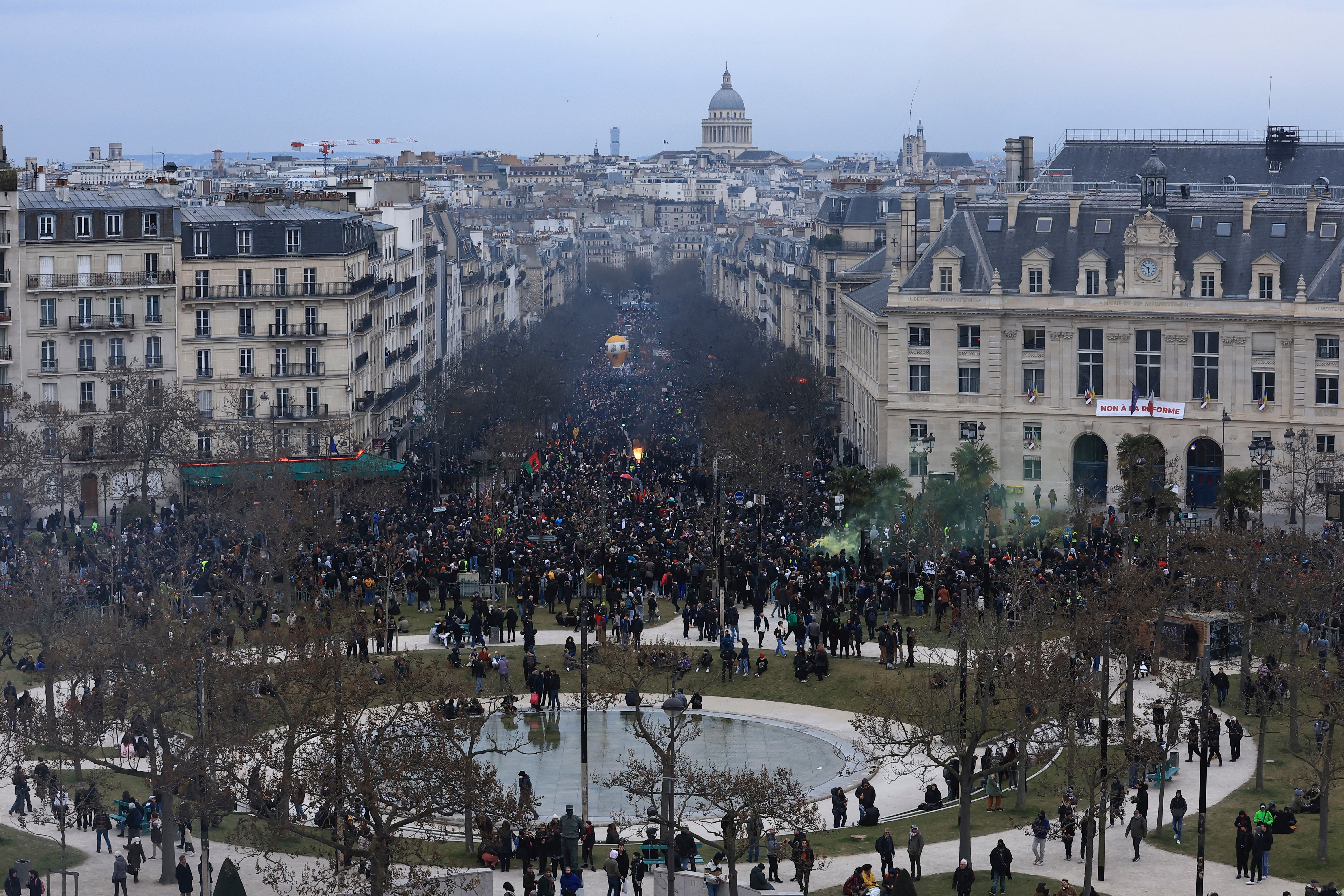France Pension Protests