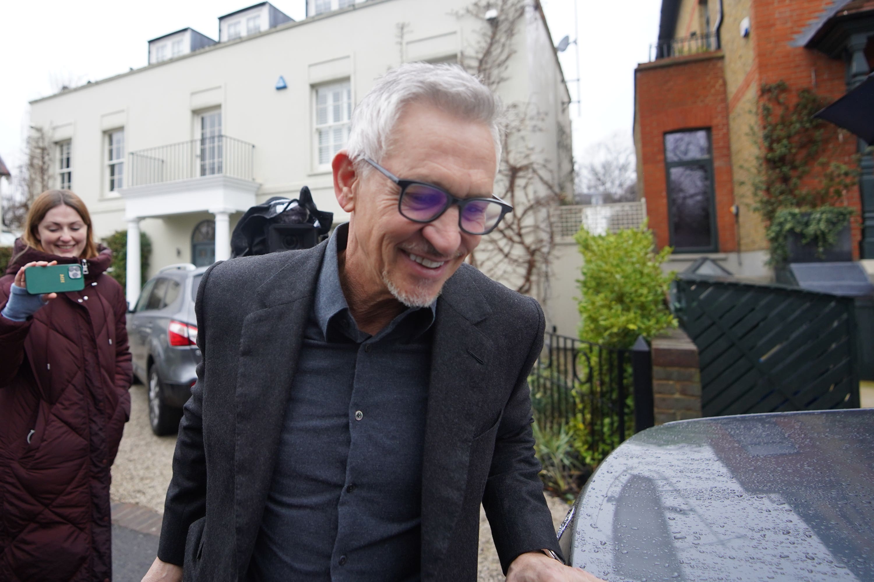 Match Of The Day host Gary Lineker leaves his home in London (James Manning/PA)