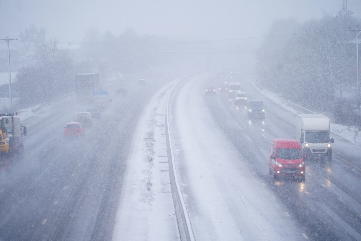 Mapped: Where snow will fall on Friday as amber warnings issued