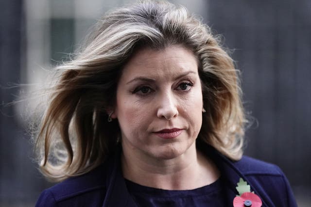 Leader of the House of Commons Penny Mordaunt has accused Labour of ‘borrowing from the Gary Lineker playbook’ in its criticism of the Government’s plans to stop small boat Channel crossings (Aaron Chown/PA)