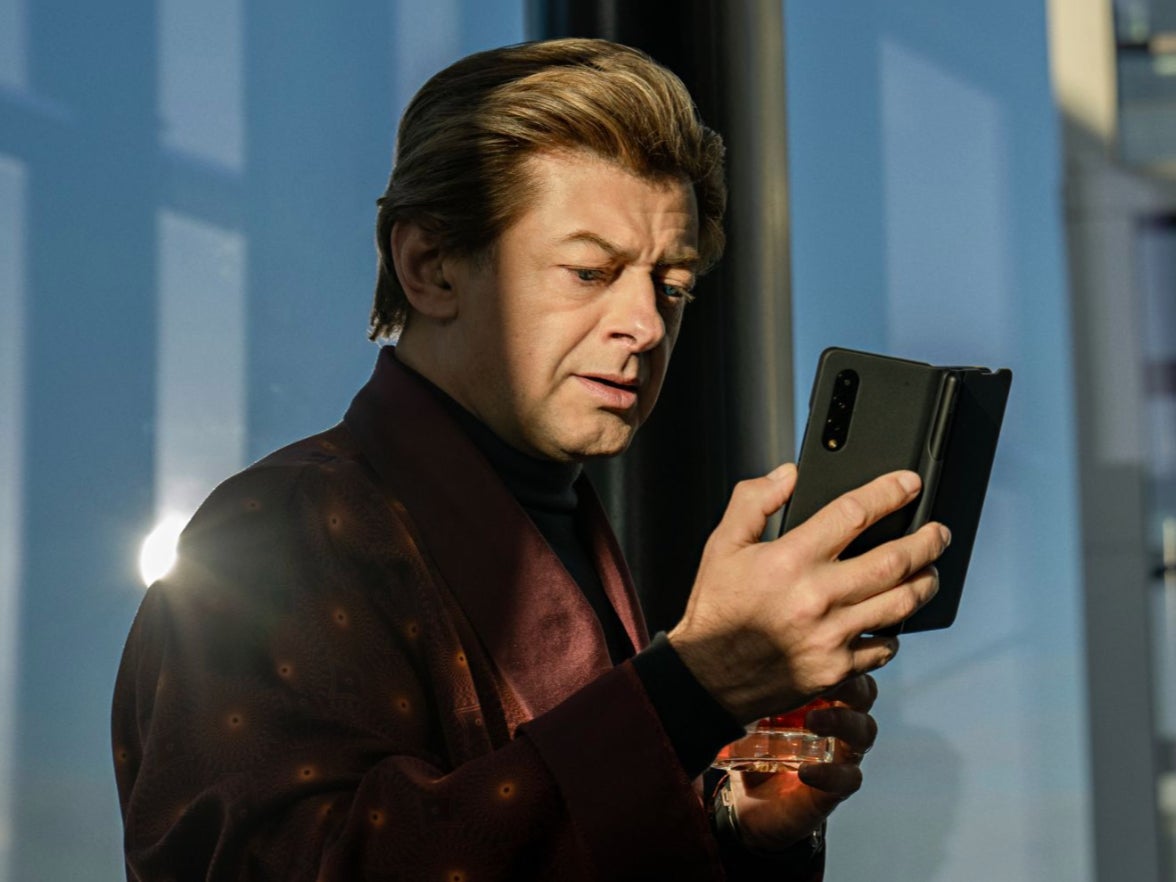Andy Serkis as David Robey in ‘Luther: The Fallen Sun’