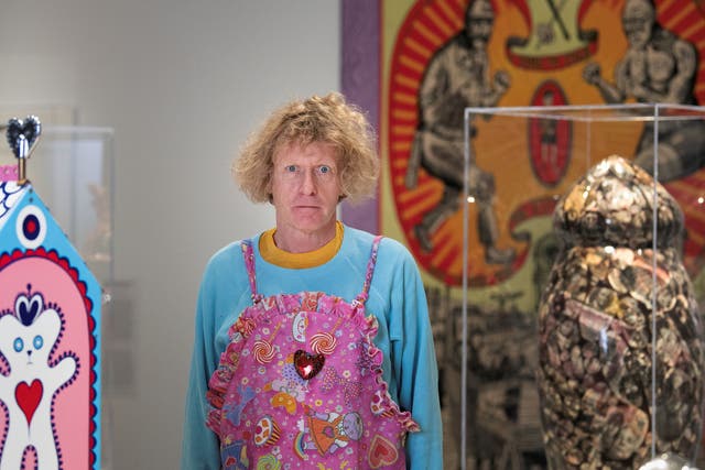 Sir Grayson Perry will showcase 40 years of his art in the exhibition (Angus Mill/National Galleries of Scotland/PA)