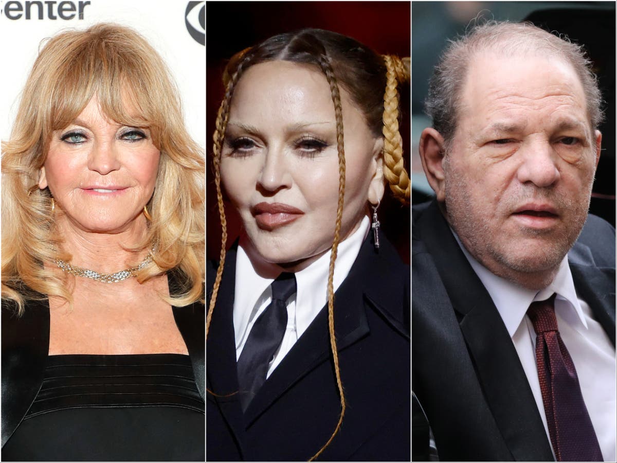 Goldie Hawn pamięta, jak przeciwstawiła się „prześladowcom” Harveyowi Weinsteinowi po tym, jak „podkopał mnie i Madonnę”