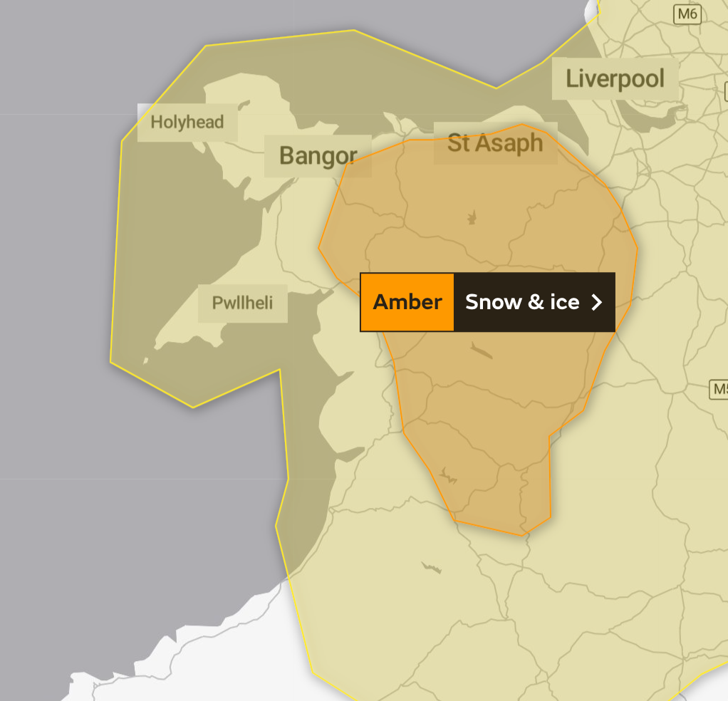 Yellow and amber warnings issued across Wales for Friday 10th March