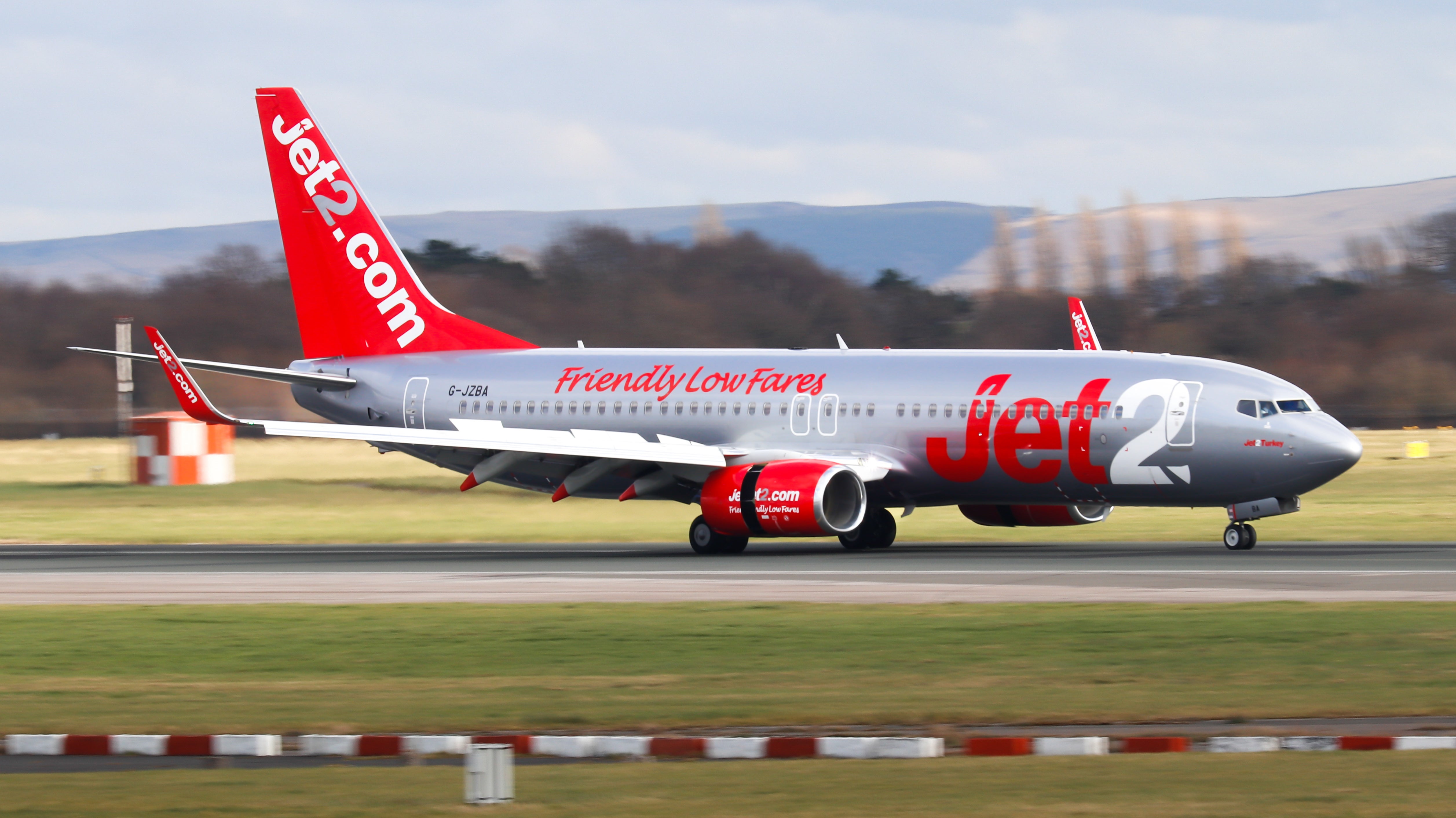 A passenger on board a Jet2 flight from Tenerife to Manchester that was forced to make an emergency landing in Cornwall has died (file photo)