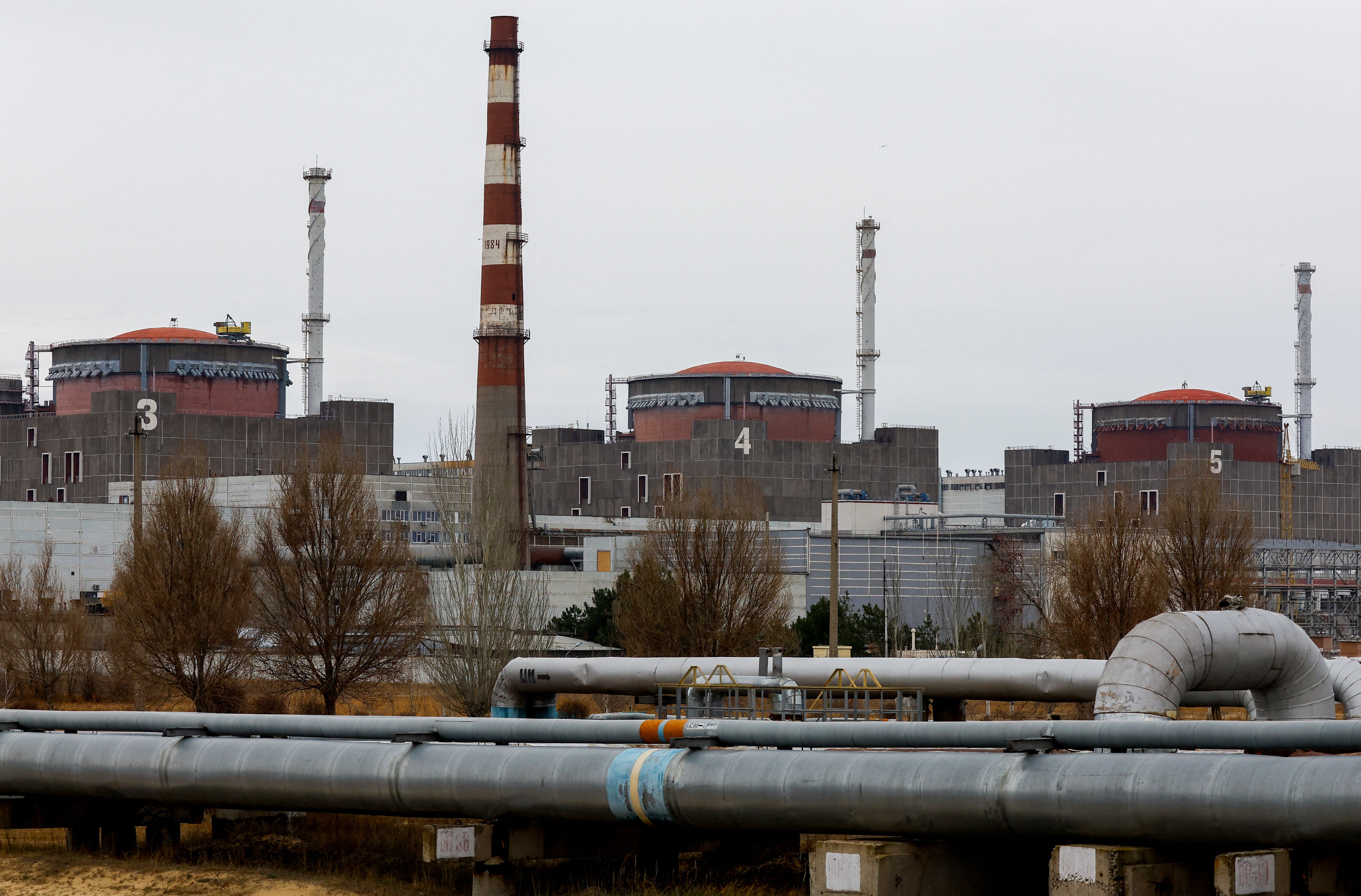 The Zaporizhzhia nuclear power plant