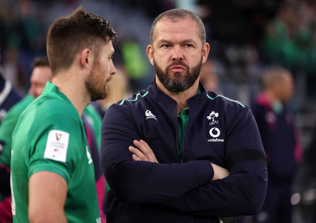 <p>Andy Farrell’s Ireland will look to close in on the Grand Slam </p>