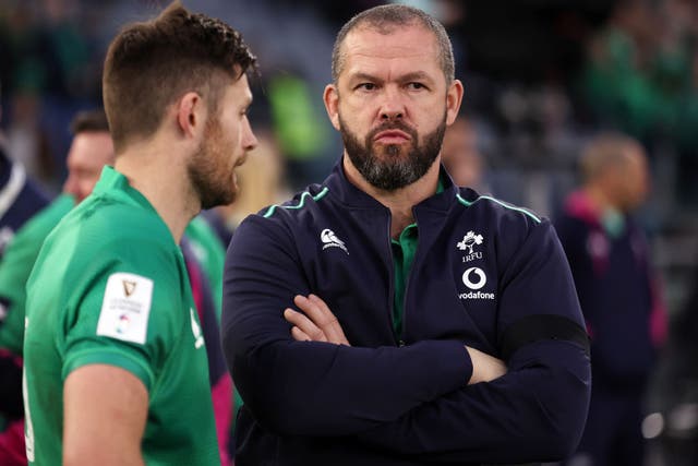 <p>Andy Farrell’s Ireland will look to close in on the Grand Slam </p>