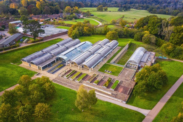 The Millennium Seed Bank in West Sussex holds over 2.4 billion seeds relating to over 40,000 plant species (Visual Air/Royal Botanic Gardens, Kew/PA)