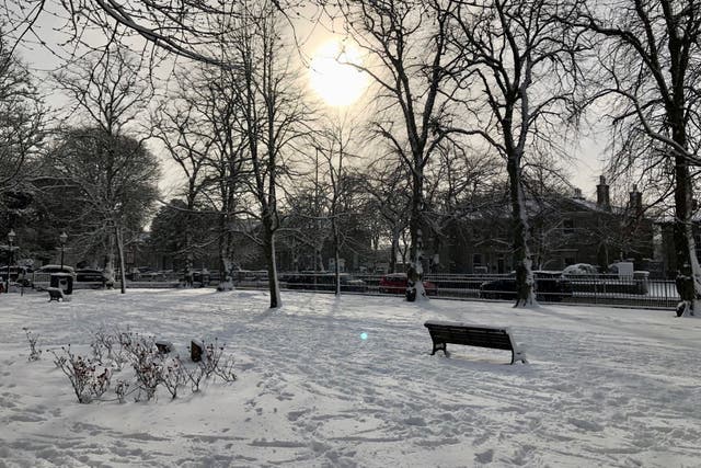 <p>Snow is expected to fall in parts of northern Scotland on Thursday night </p>