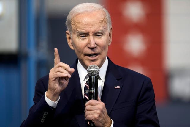 <p>File image: Nine boxes of documents were retrieved from president Joe Biden’s attorney’s office in Boston</p>