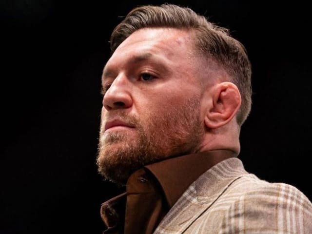 <p>Conor McGregor on the set of The Ultimate Fighter</p>