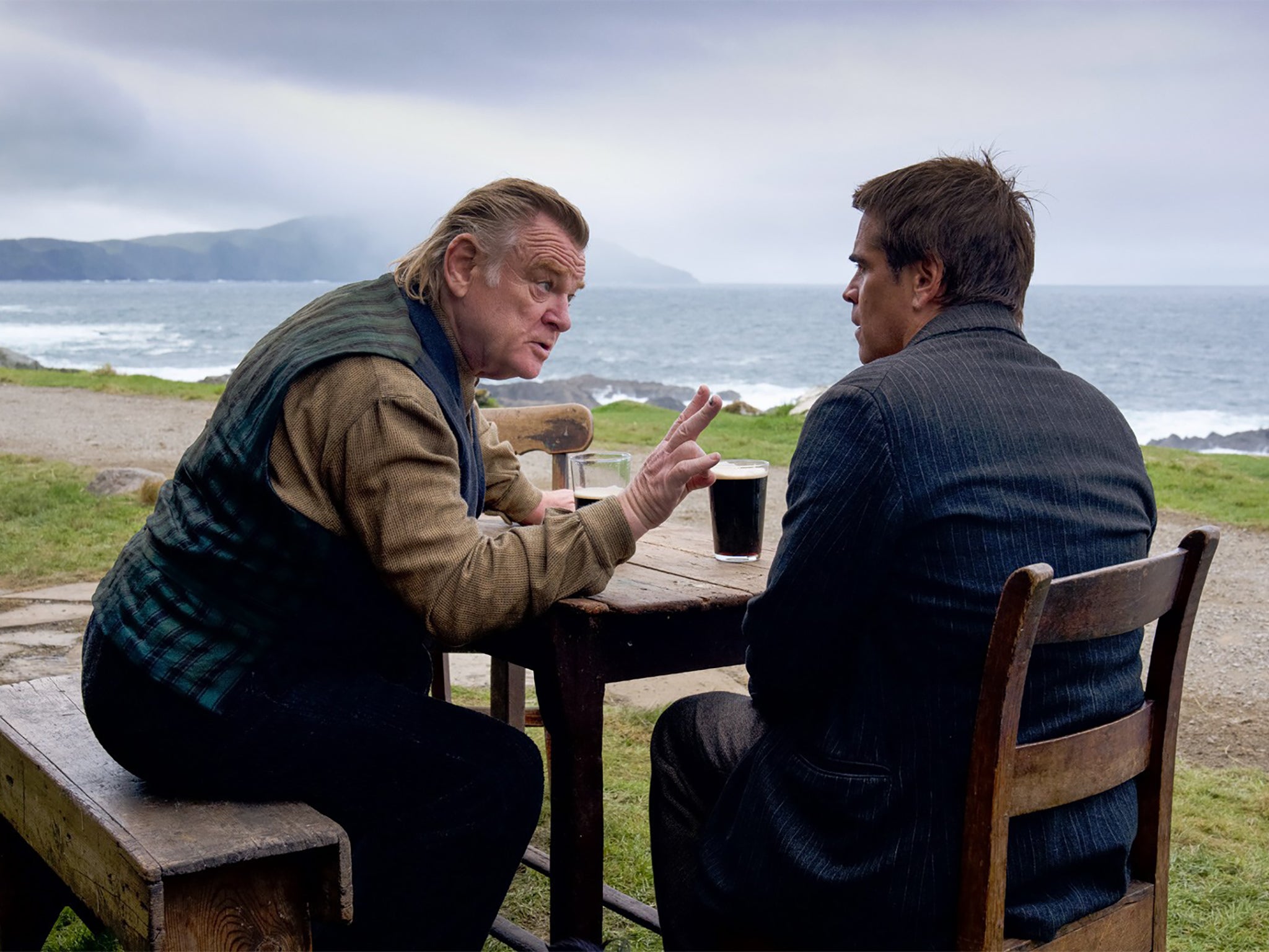 Brendan Gleeson and Colin Farrell in ‘The Banshees of Inisherin'