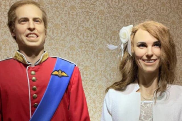 <p>The royals as represented at Krakow Wax Museum</p>