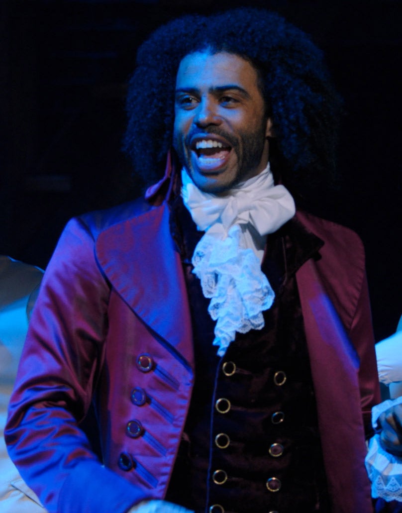 Diggs as Thomas Jefferson in the filmed version of the Broadway smash ‘Hamilton’