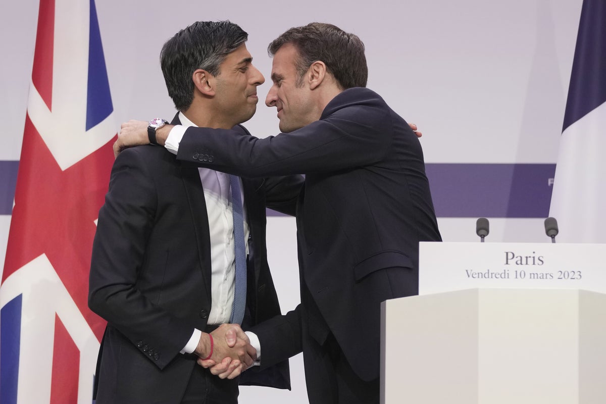 Sunak hails Macron as ‘friend of Britain’ in signs of ‘Le Bromance’