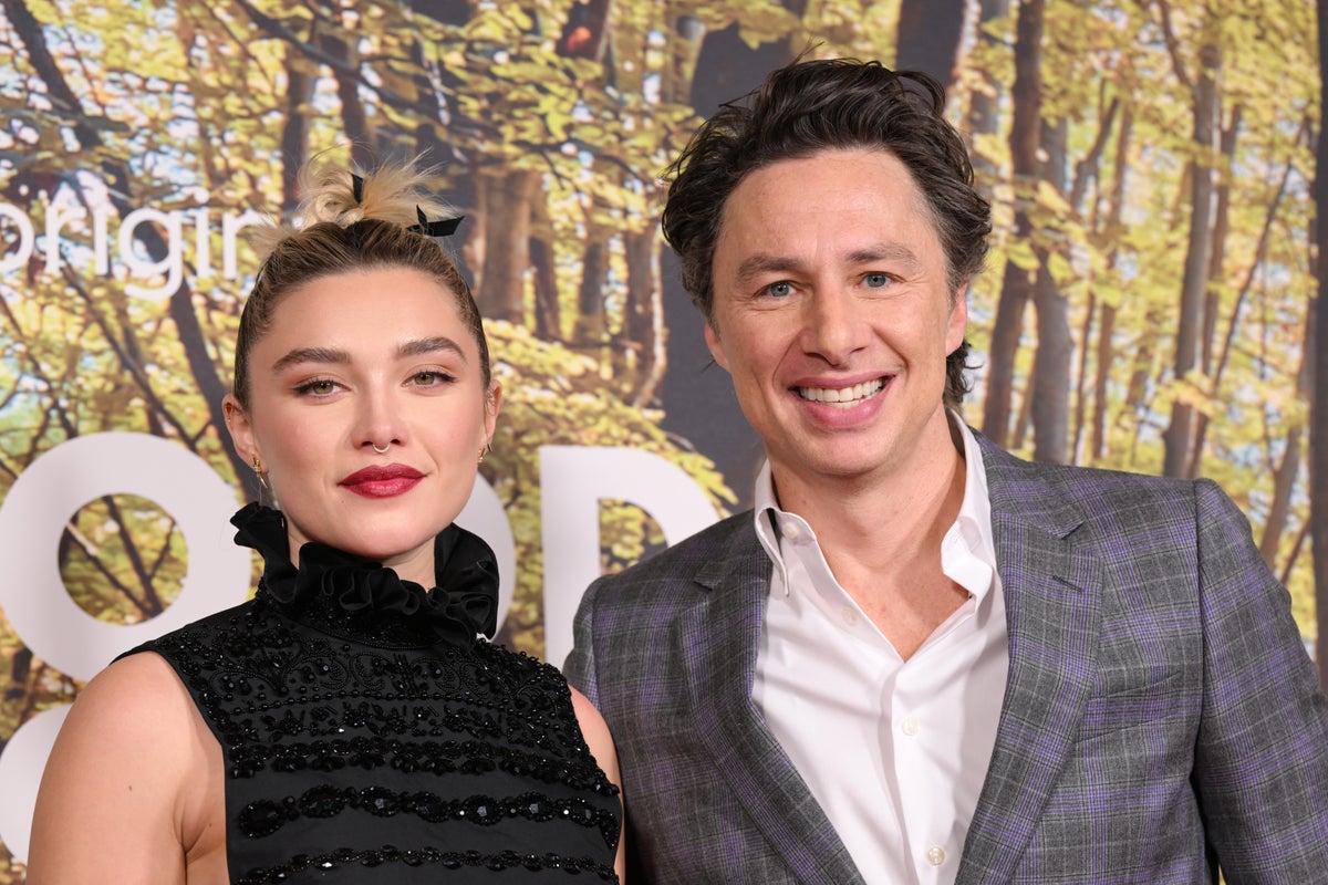 Florence Pugh and Zach Braff: What has she said about breakup as former couple reunite on red carpet? 