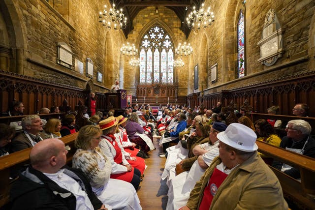 The British Pie Awards were held in Melton Mowbray (Jacob King/PA)