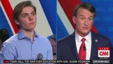 ‘Look at me’: Virginia governor confronted by transgender student on model policy